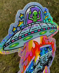 Image 3 of Vaporize ICE - Glitter Sticker FUNDRAISER