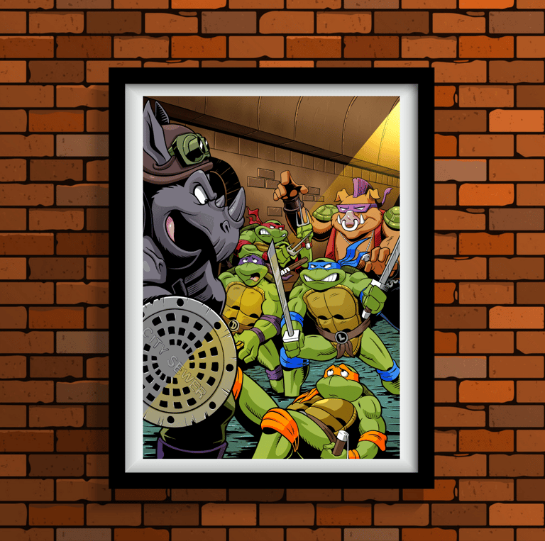 A3 OOZE ADVENTURES COVER POSTER PRINT