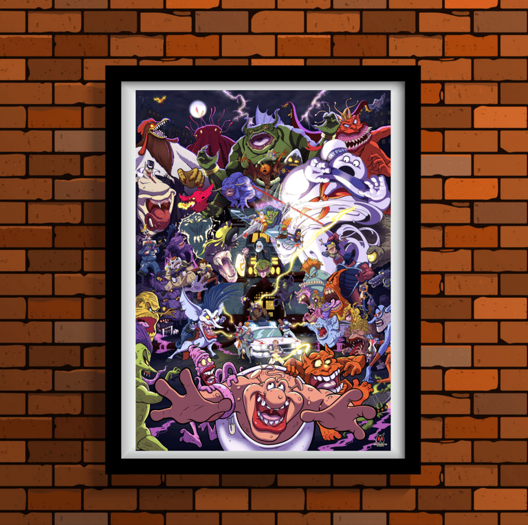 A3 RGB MAYHEM POSTER PRINT