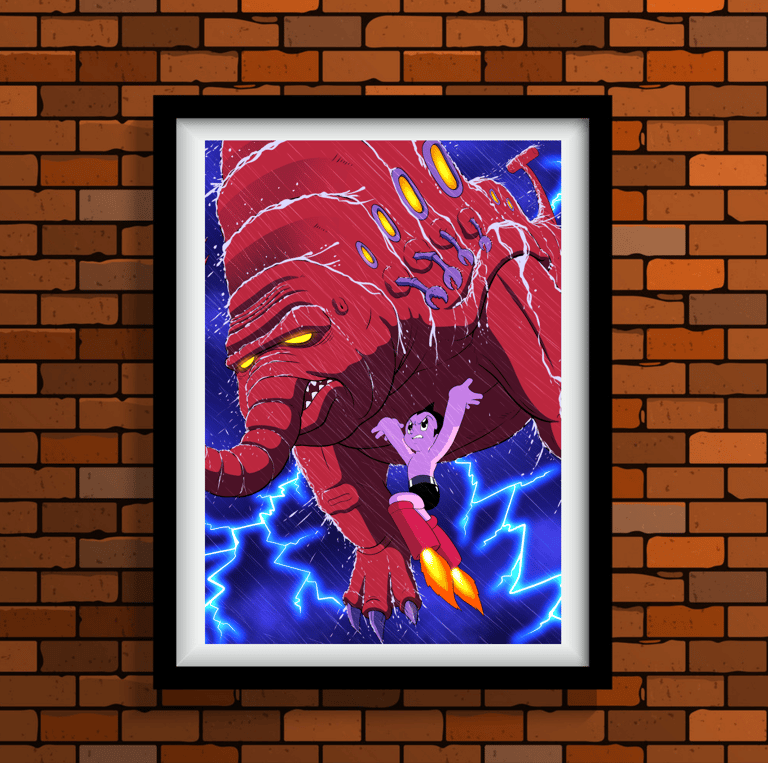 A3 ASTRO STORM POSTER PRINT