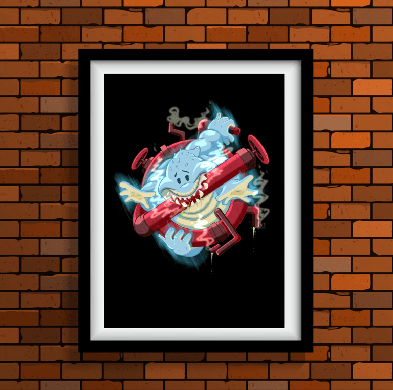 A3 MUNCHIN PIPES LOGO POSTER PRINT