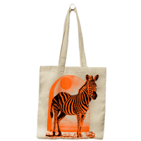 Image 1 of TOTE BAG ZEBRE / ECRU