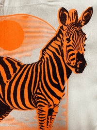 Image 4 of TOTE BAG ZEBRE / ECRU