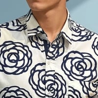 Image 2 of Camisa manga corta rosabel blanca