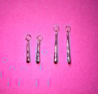 Image 2 of silver drop - polished (single)