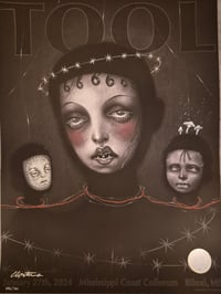 "MOTHER" Remarqued 286/750 - 2024 Biloxi TOOL Poster 