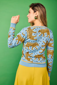 Image 2 of chaqueta guepardos azul