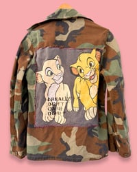 Image 3 of I DON´T CARE ¥ MILITARY JACKET ¥IBIZA ¥ CAMOUFLAGE ¥ UPCYCLED ¥ VINTAGE ¥ 