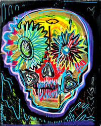 Image 1 of Flower Skull