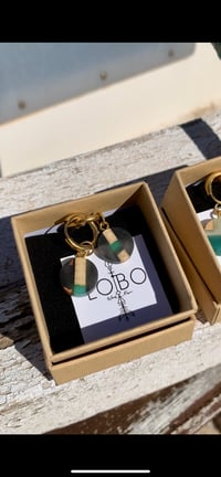 San Carles Ibiza - Orecchini Artigianali Legno e Resina