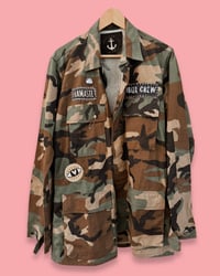 Image 2 of VILLAGE PUNK ¥ MILITARY JACKET ¥IBIZA ¥ CAMOUFLAGE ¥ UPCYCLED ¥ VINTAGE ¥  1
