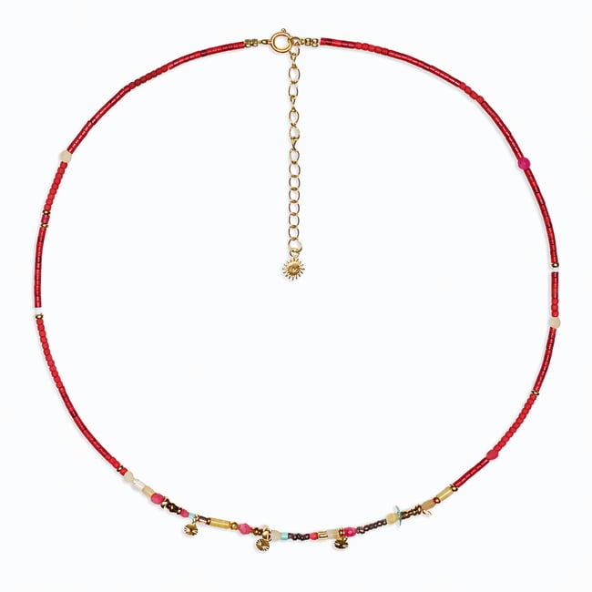 PALERME COLLIER ROUGE 