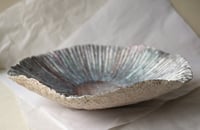 Image 5 of Handmade Textured Paper Mache Bowl | Ocean Inspired Eco Art Decor | ArtMood