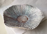 Image 3 of Handmade Textured Paper Mache Bowl | Ocean Inspired Eco Art Decor | ArtMood
