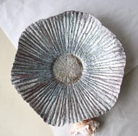 Image 4 of Handmade Textured Paper Mache Bowl | Ocean Inspired Eco Art Decor | ArtMood