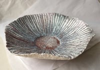 Image 7 of Handmade Textured Paper Mache Bowl | Ocean Inspired Eco Art Decor | ArtMood
