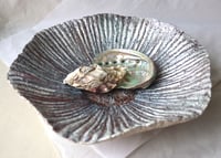 Image 11 of Handmade Textured Paper Mache Bowl | Ocean Inspired Eco Art Decor | ArtMood