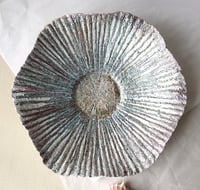 Image 13 of Handmade Textured Paper Mache Bowl | Ocean Inspired Eco Art Decor | ArtMood