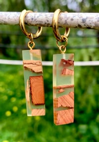 Hippie Cala Bassa - Orecchini Artigianali Legno e Resina