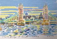 Tower Bridge Sunset Sketch/ Drawing A Day 2.28.26