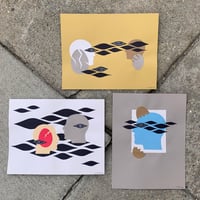 Image 1 of Paddling Out Studies (3 versions!)