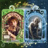 Image 3 of PREORDER: lotr courage is found in unlikely places Double Sided Acrylic Photocard Holder