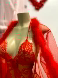 Image 2 of All laced up teddy 