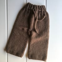 Image 2 of Wool blend brown pants 6m
