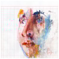 Image 1 of Bristle - Charcoal, Soft Pastels and Pencil on Paper 