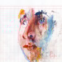 Image 2 of Bristle - Charcoal, Soft Pastels and Pencil on Paper 