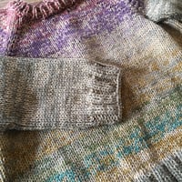 Image 4 of Hand knit cotton blend pullover lg/xl {Womens}