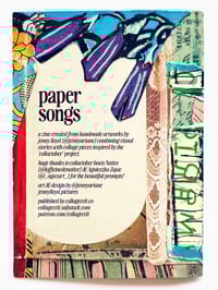 Image 4 of ‘paper songs’ n° 1 – full colour, twenty-page collage art zine, first edition