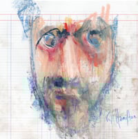 Image 2 of Fuzzy - Charcoal, Soft Pastels and Pencil on Paper 