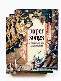 Image 5 of ‘paper songs’ n° 1 – full colour, twenty-page collage art zine, first edition