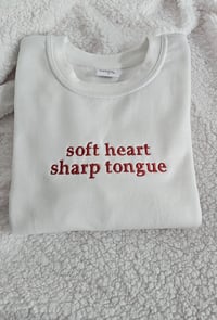 Soft heart sharp tongue sweater