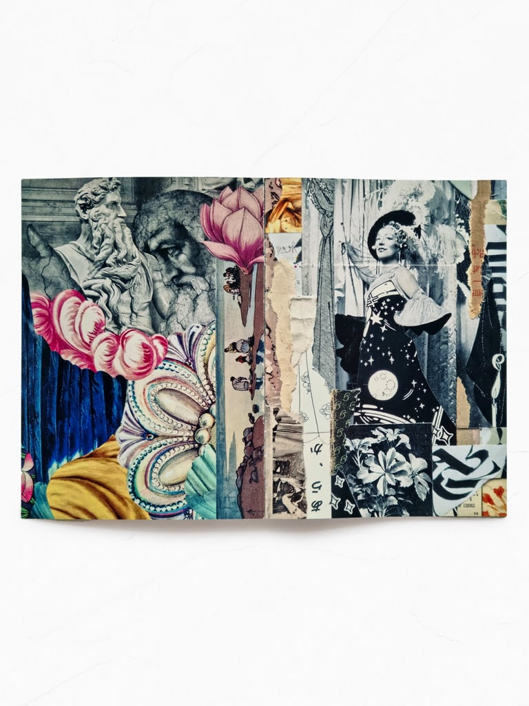 ‘paper songs’ n° 2 – vibrant twenty-page collage art zine, second edition Image 4