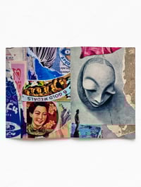 Image 3 of ‘abstract alchemy’ mini zine – shape and colour collage chemistry