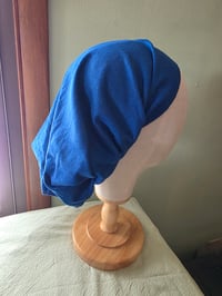 Image 2 of Certified Organic Cotton Stretchy Wrap in True Blue
