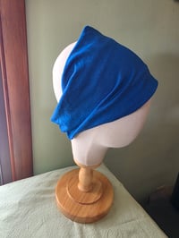 Image 1 of Certified Organic Cotton Stretchy Wrap in True Blue