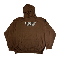 Image 1 of Pseudo Mane Hoodie Brown