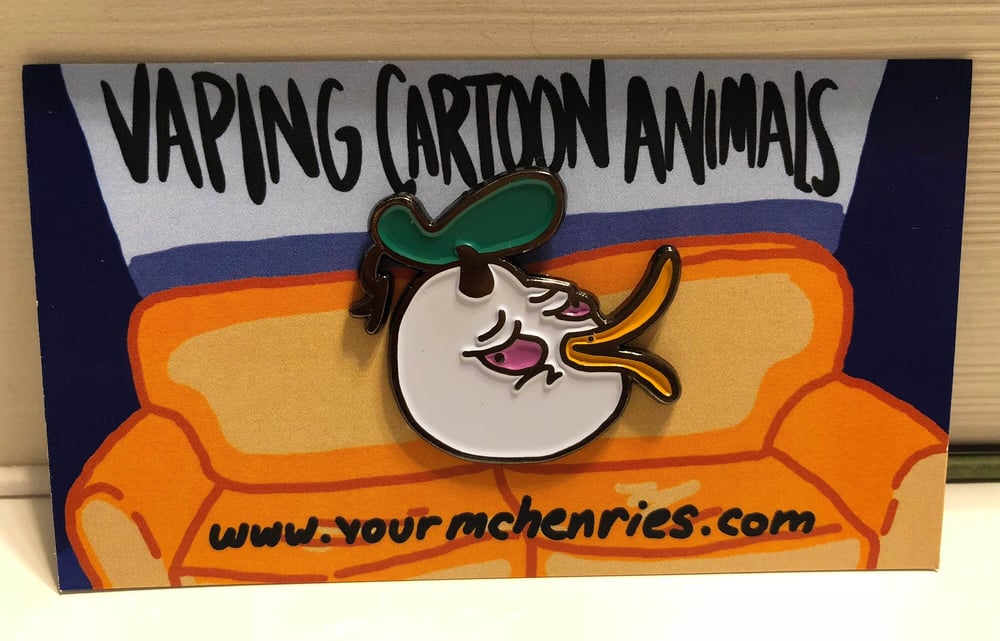 Image of Vaping Duck Enamel Pin