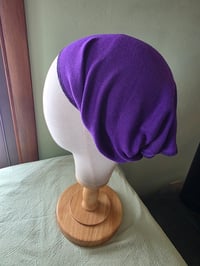 Image 1 of Pure Cotton Stretchy Wrap in Purple- Small/Medium