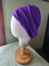Image 2 of Pure Cotton Stretchy Wrap in Purple- Small/Medium