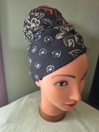 Image 2 of Pure Cotton Rectangular Scarf in Earthy Prints #2