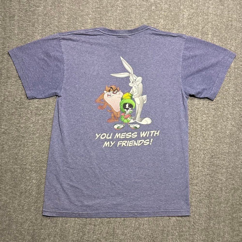 Image of 1990s Looney Tunes Tweety and Gang Graphic Tee (L)