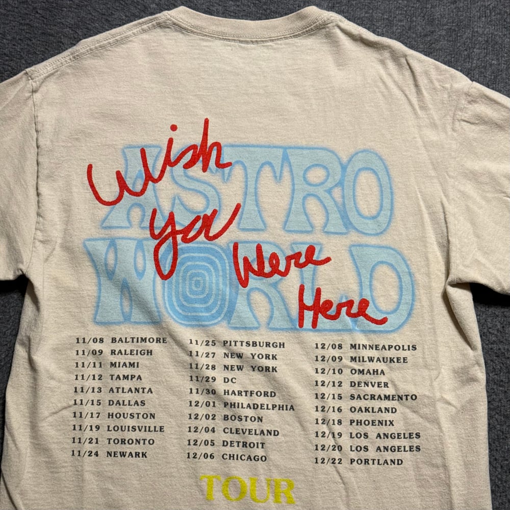 Image of Astro World Sicko Mode Tour Graphic Tee (S)