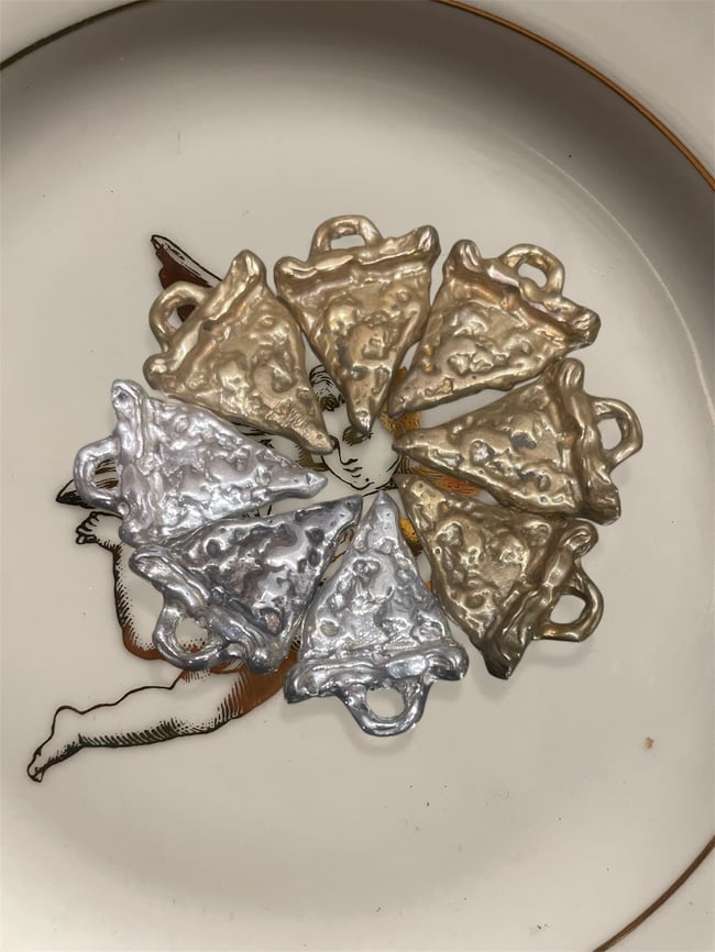 The Sacred Slice Charm in silver 