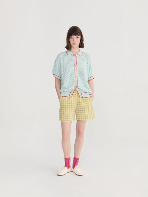 Image of 1-Chaqueta Openwork Knitted 