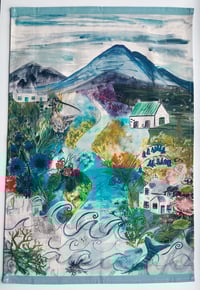 Image 2 of Remembered Strath Scottish Highland Tea Towel