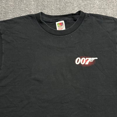 Image of 1990s 007 James Bond Movie Promo Graphic Tee (L)